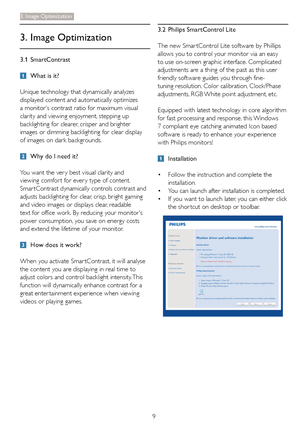 Philips 220V3 manual Why do I need it?, How does it work?, Philips SmartControl Lite 