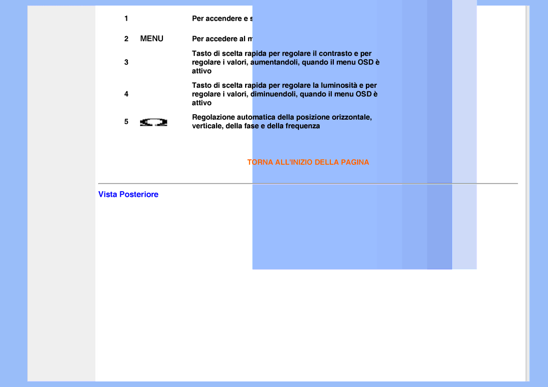 Philips 220VW8 user manual Menu 