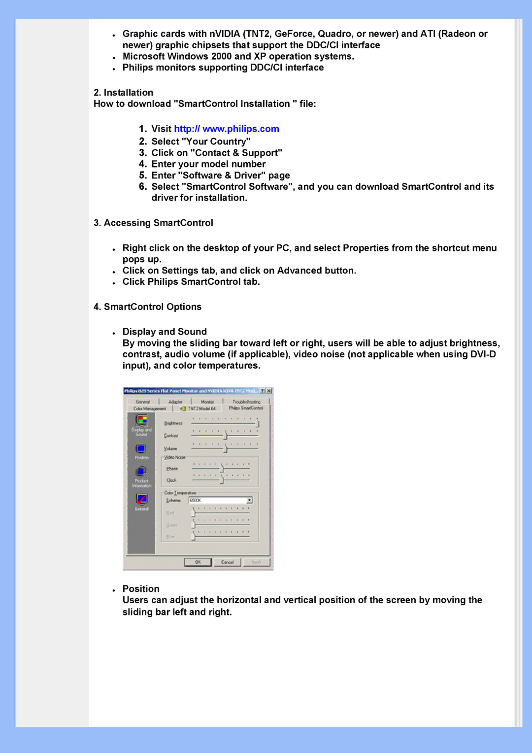 Philips 220VW8 user manual 