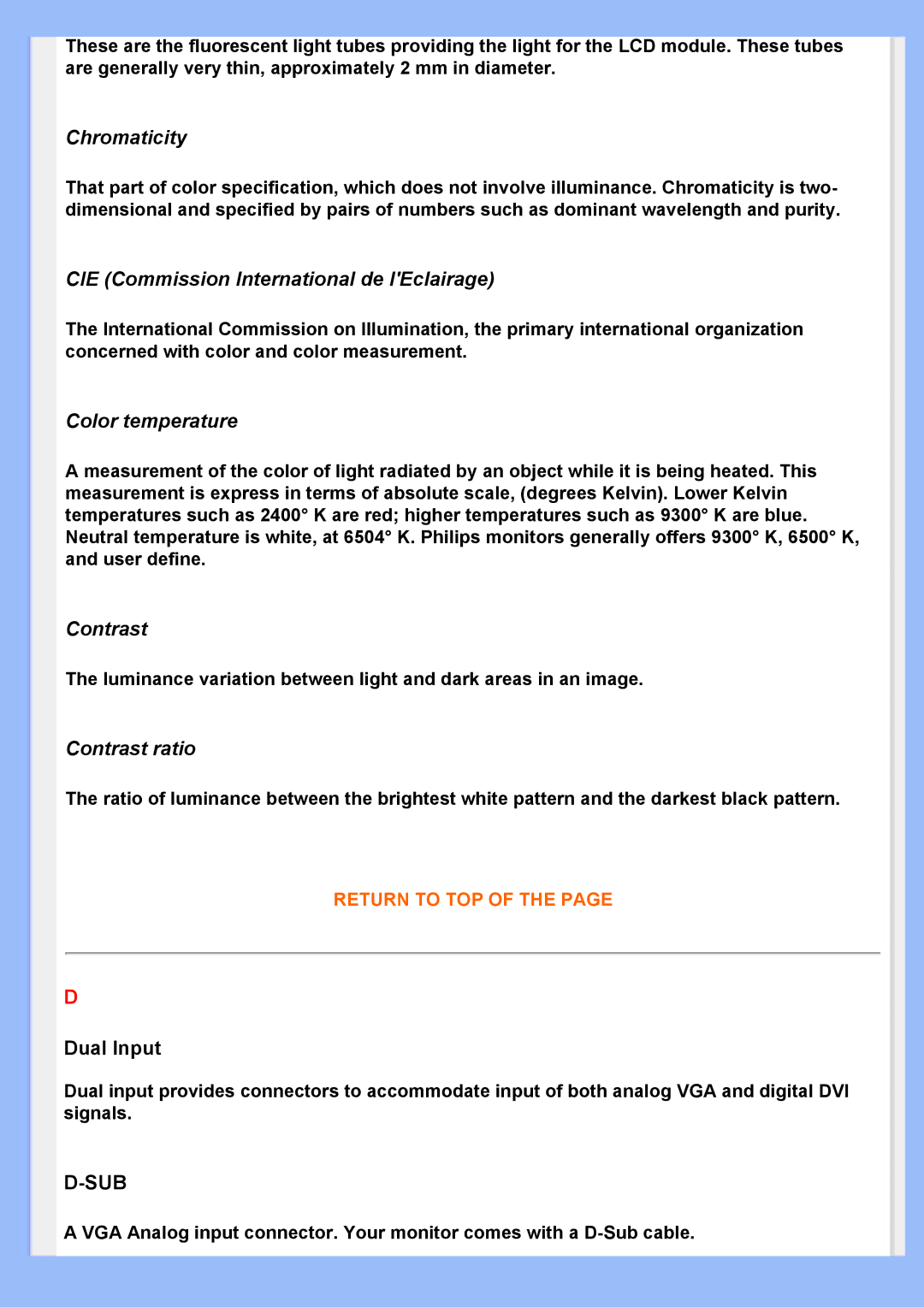 Philips 220VW8 user manual Contrast 