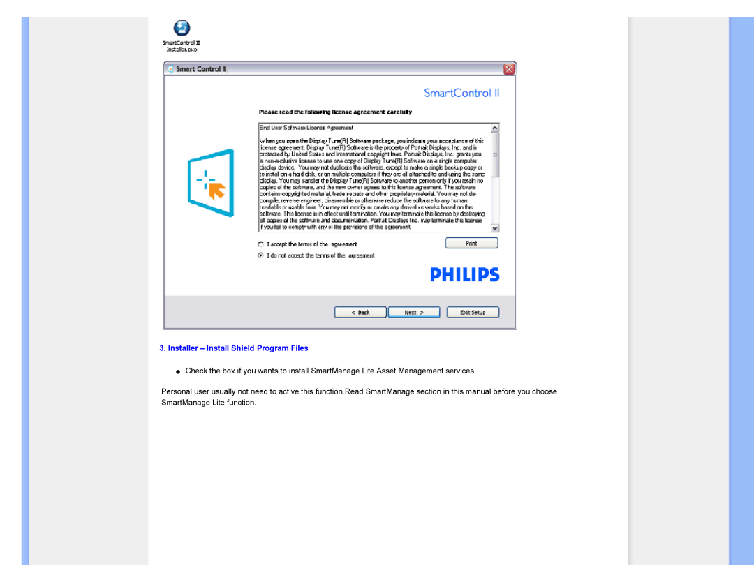 Philips 220XW8 user manual Installer - Install Shield Program Files 