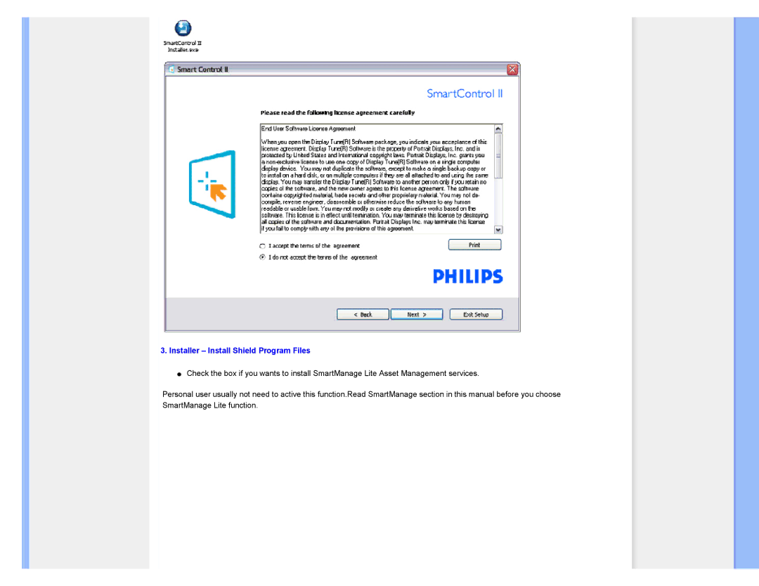 Philips 220XW8 user manual Installer Install Shield Program Files 