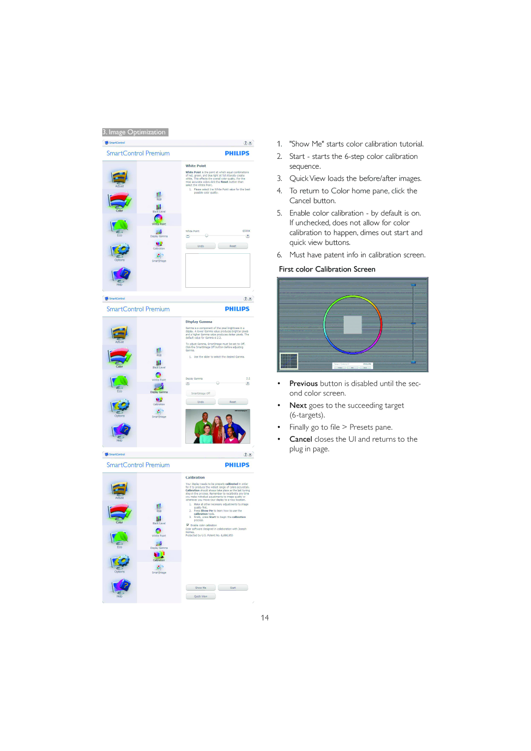 Philips 221B3 user manual Image Optimization 