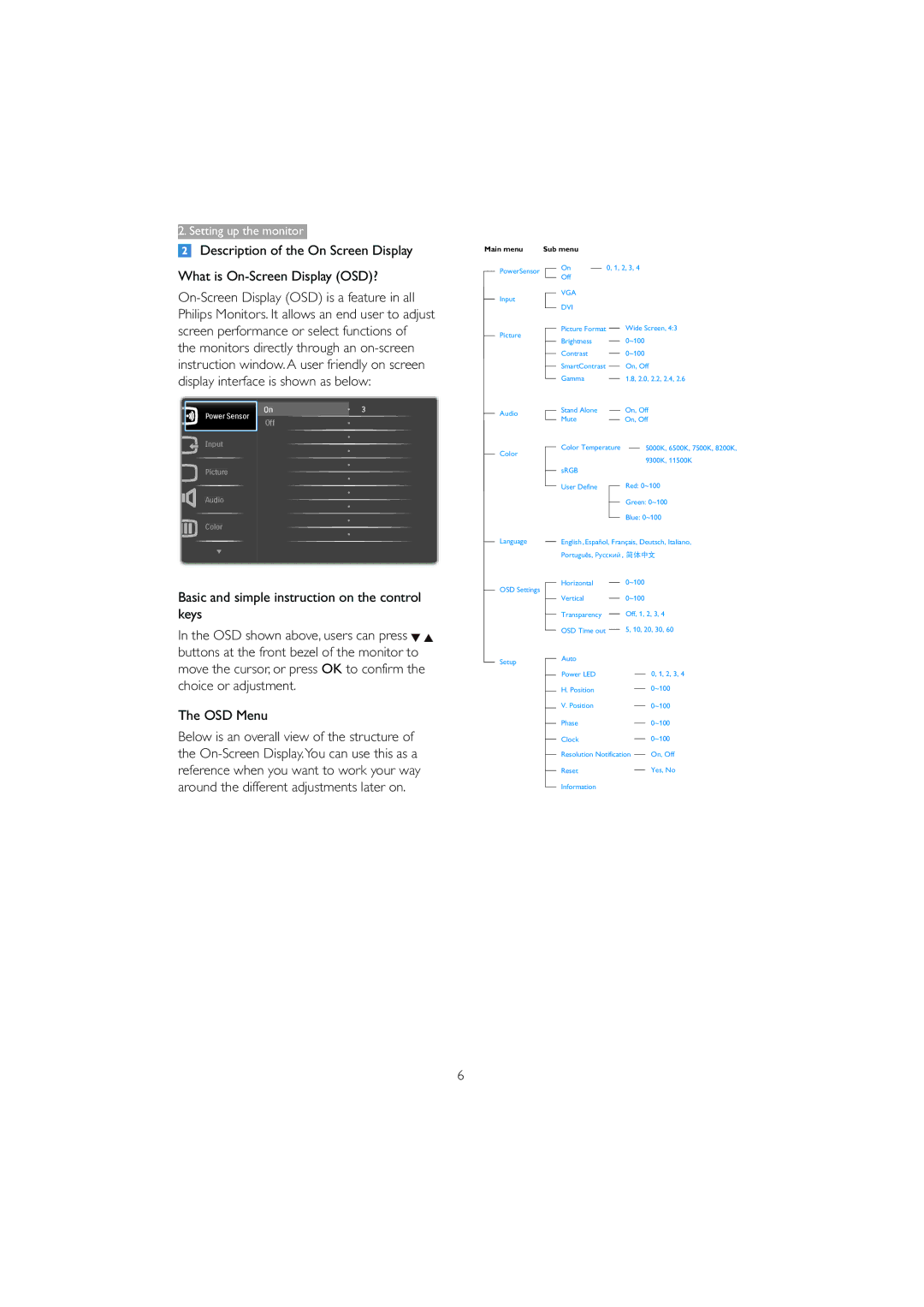 Philips 221B3 user manual Description of the On Screen Display, What is On-Screen Display OSD? 