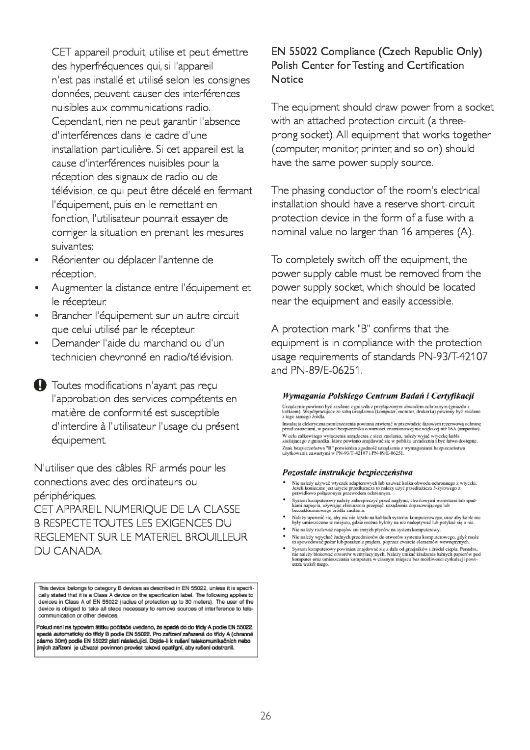 Philips 226C2, 226CL2 user manual Réorienter ou déplacer lantenne de réception 