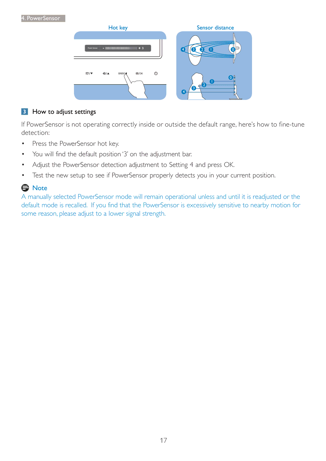 Philips 227E3Q user manual How to adjust settings 