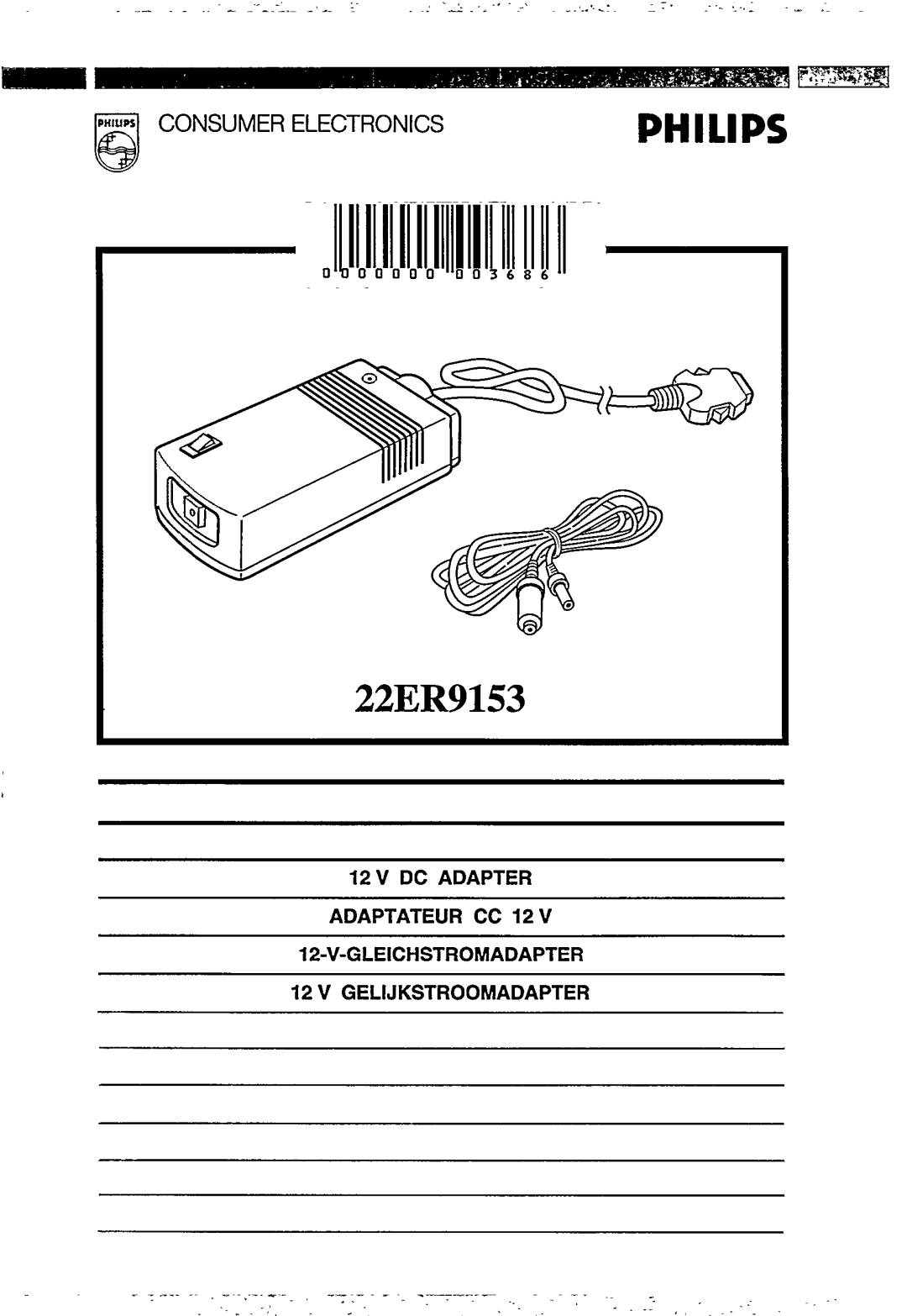 Philips 22ER9153 manual 