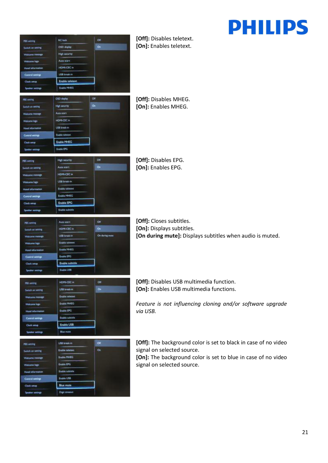 Philips 22HFL3233D, 10 installation manual 