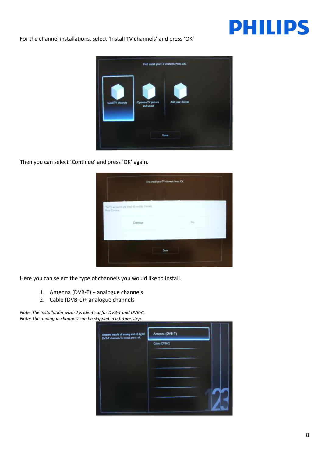 Philips 10, 22HFL3233D installation manual 