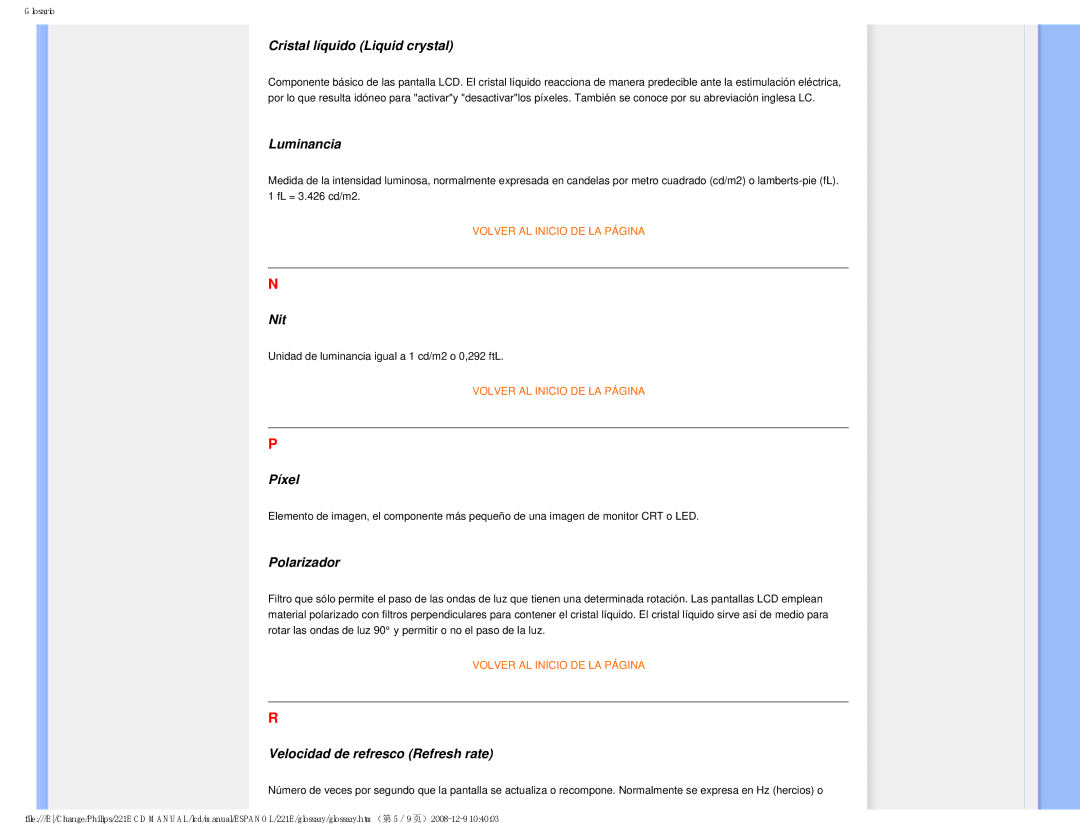 Philips 22IE user manual Nit 