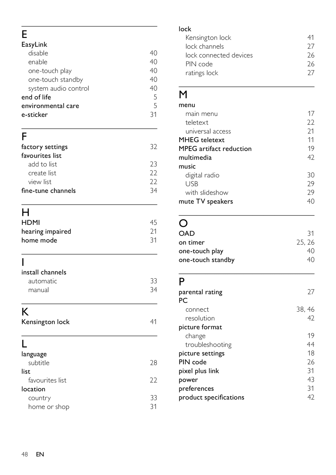 Philips 22PFL3805H user manual Hdmi, With slideshow Mute TV speakers 