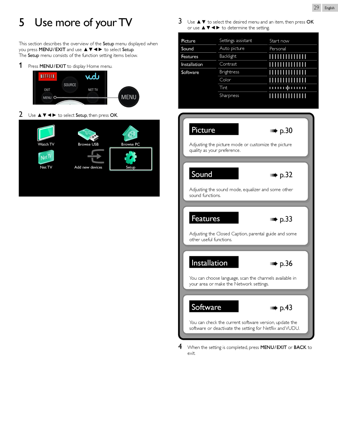 Philips 32PFL4907, 22PFL4907, 26PFL4907 user manual Use more of your TV 