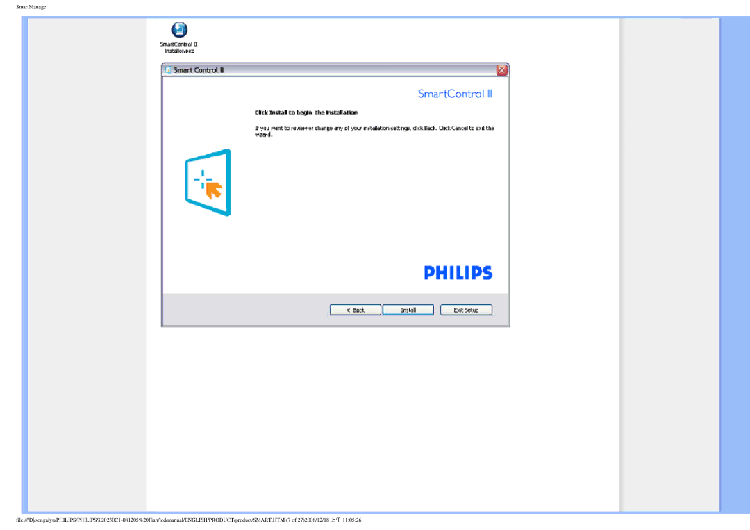 Philips 230C1 user manual 