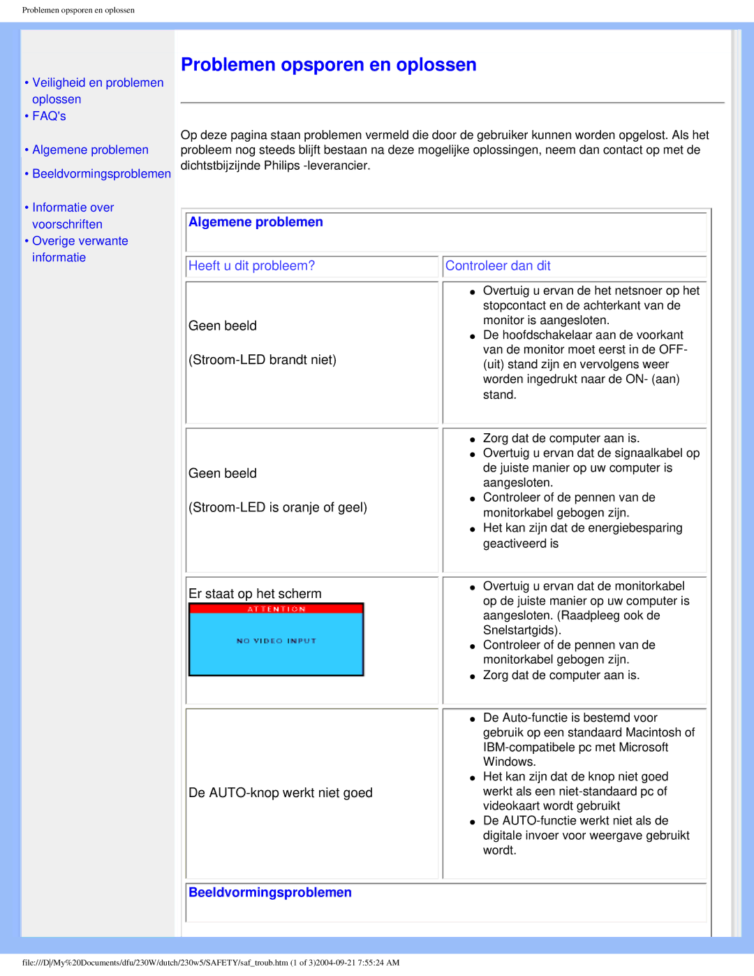 Philips 230W user manual Problemen opsporen en oplossen 