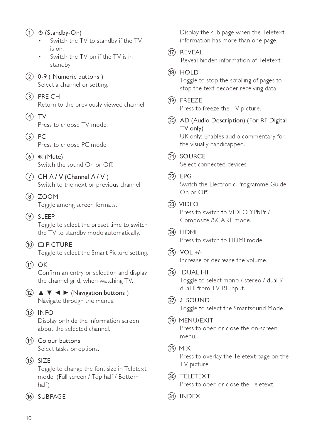 Philips 231T1, 201T1 Toggle among screen formats, Toggle to select the Smart Picture setting, Select connected devices 