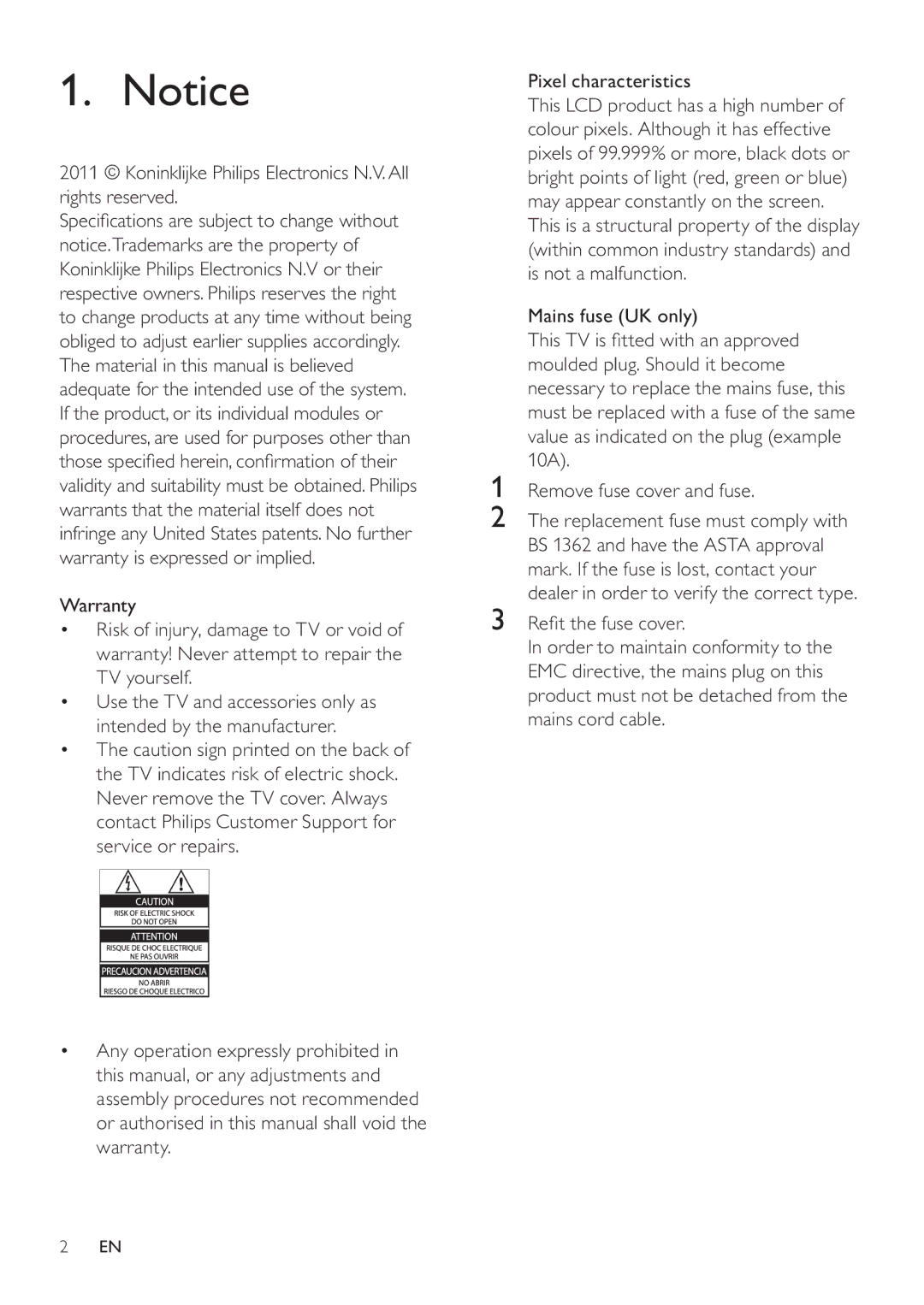 Philips 231T1L user manual Koninklijke Philips Electronics N.V.All rights reserved 