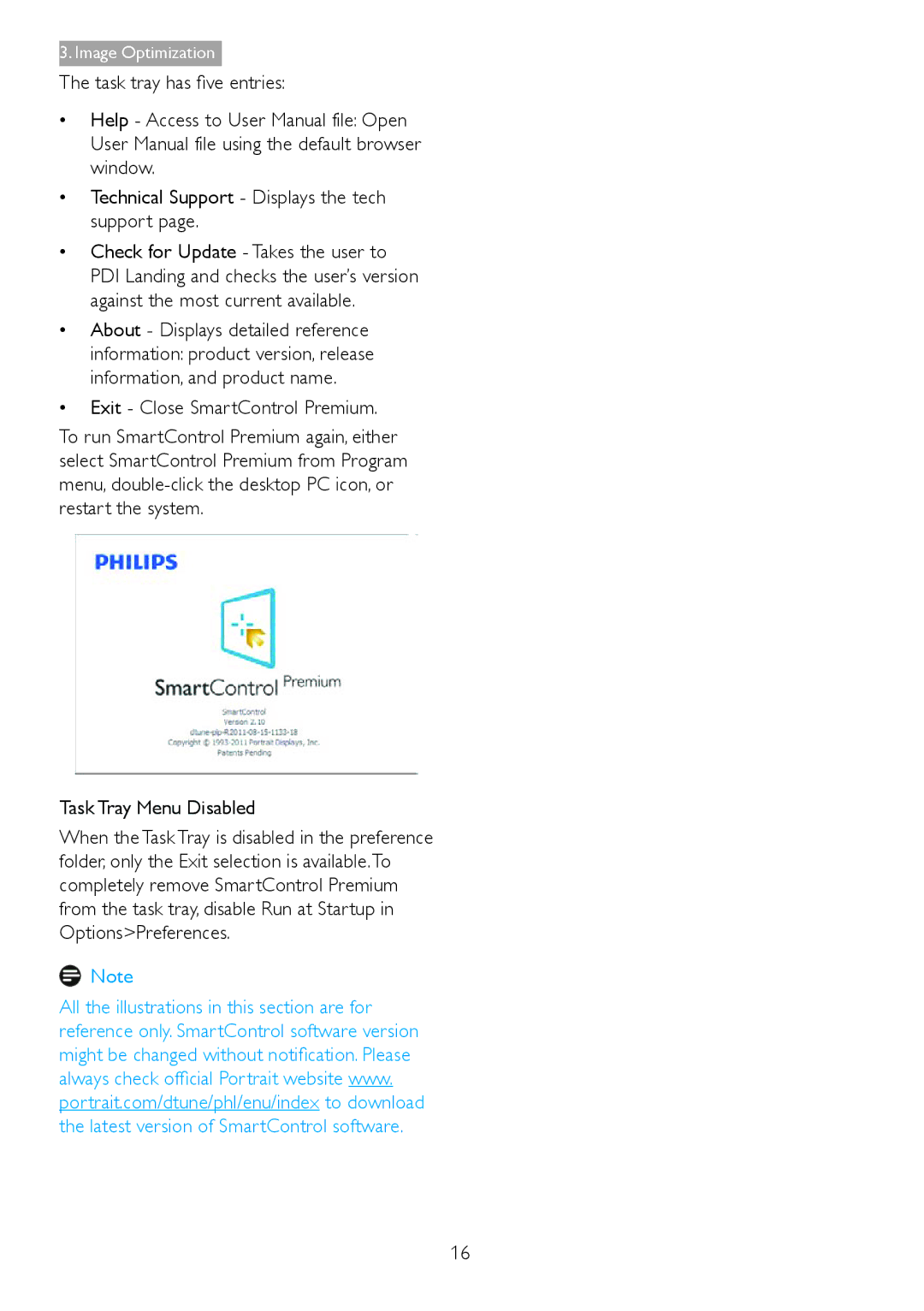 Philips 238C4 user manual Image Optimization 