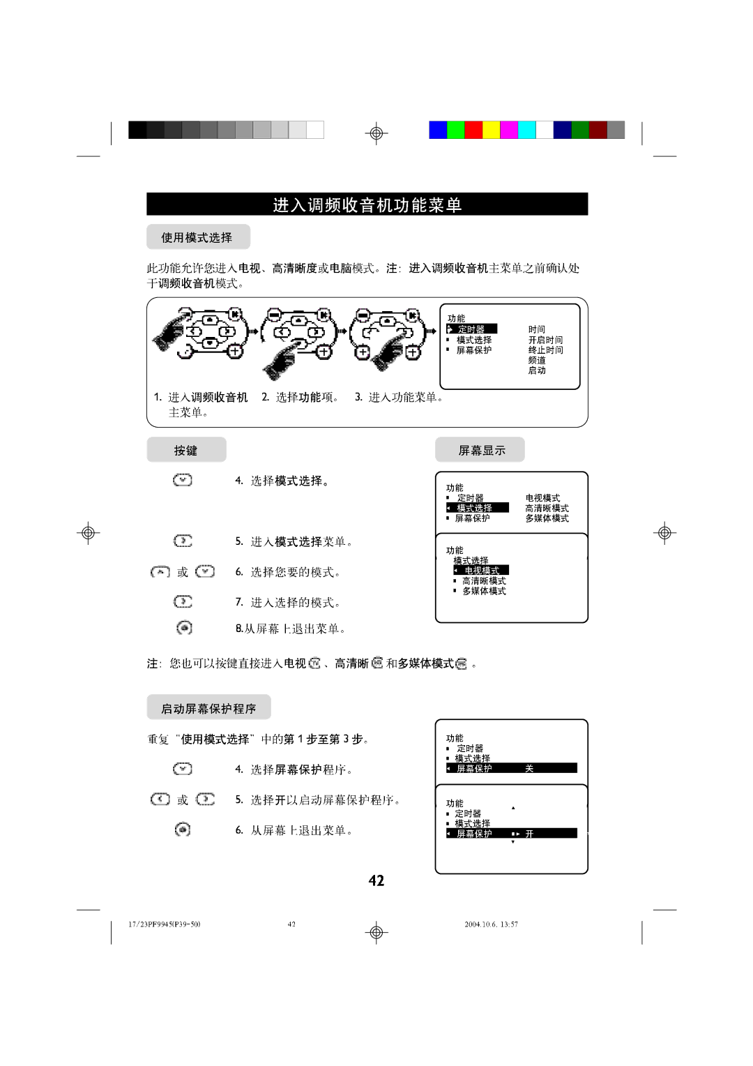 Philips 23LC120, 17LC120 manual 