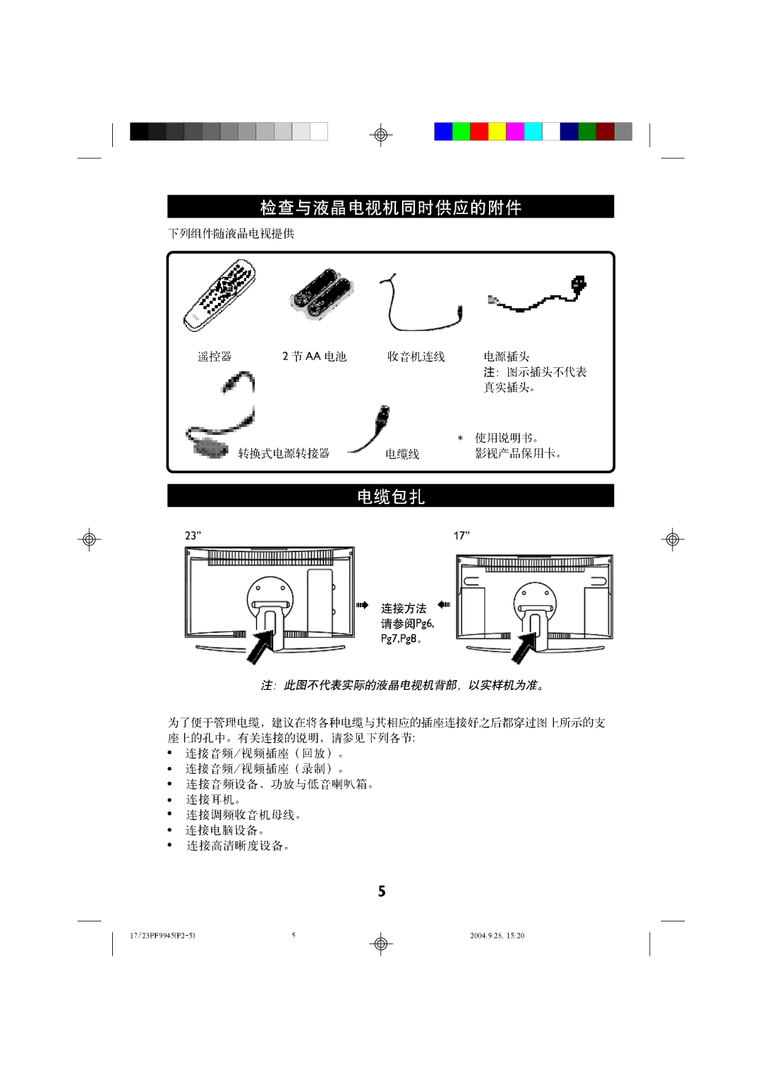 Philips 17LC120, 23LC120 manual 