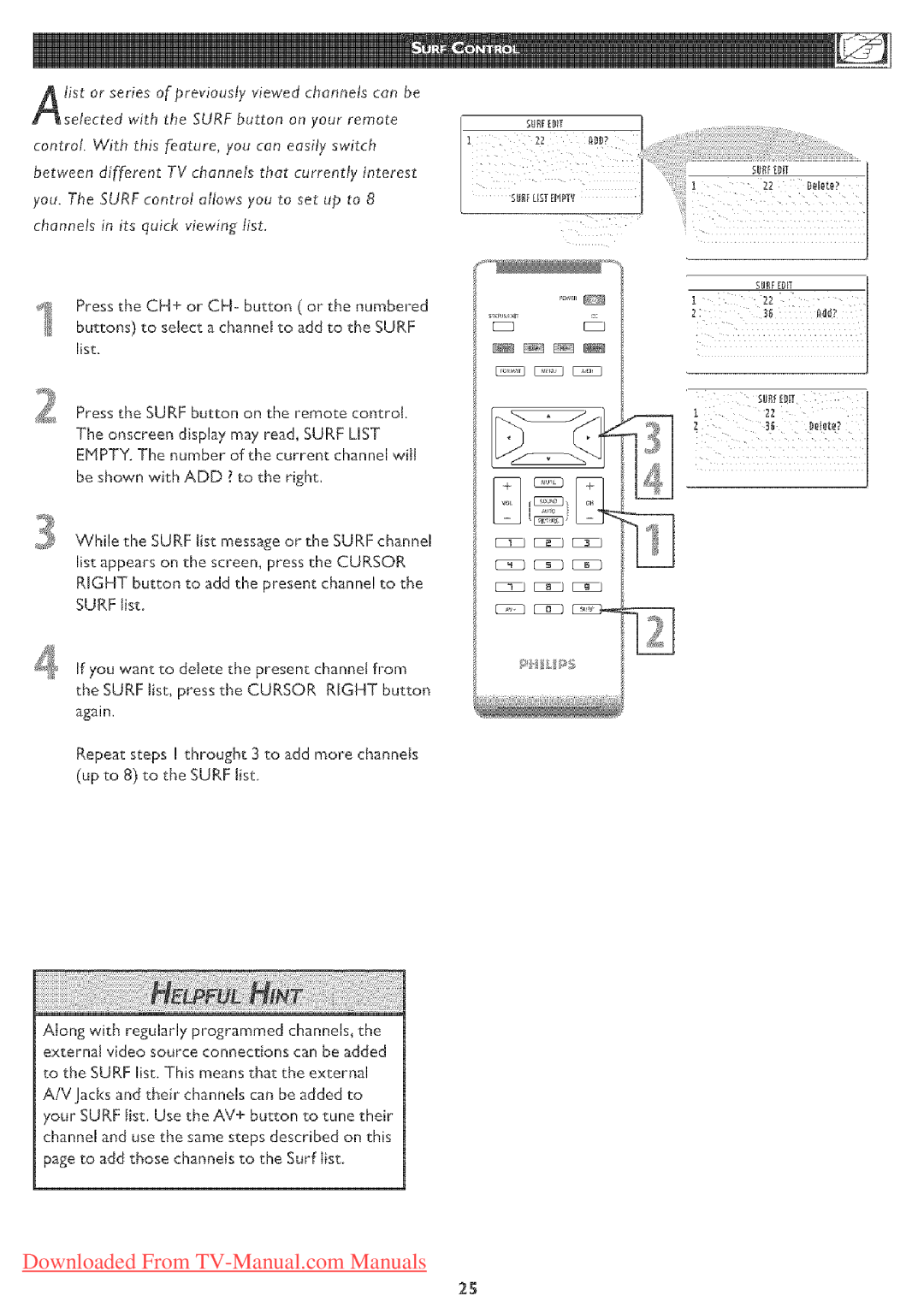 Philips 23PF5320 user manual Control. With this feature, you can easily switch 