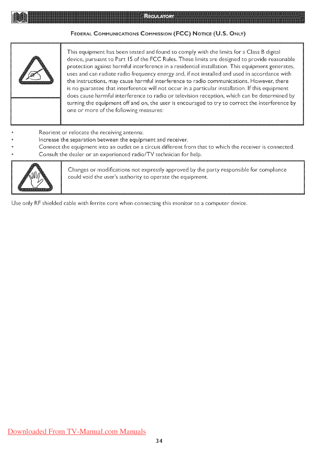 Philips 23PF5320 user manual Reorient Relocate 