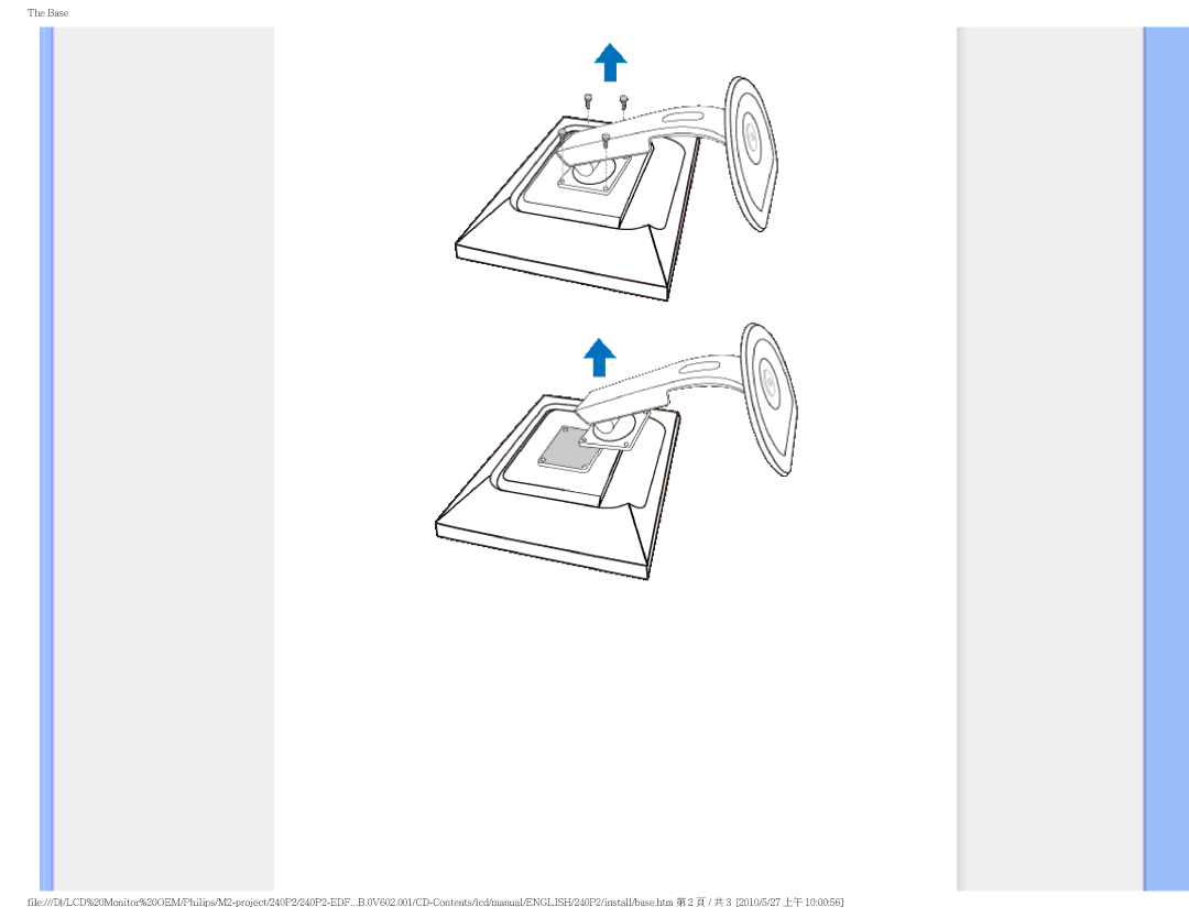 Philips 240P2 user manual 