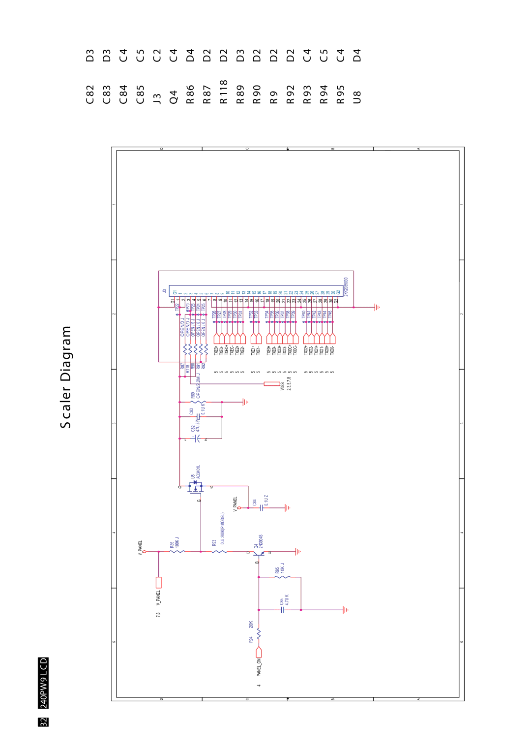 Philips 240PW9EB/27, 240PW9ES /00, 240PW9EB/75, 240PW9EB/00, 240PW9EB/69 manual Aler Diagram 