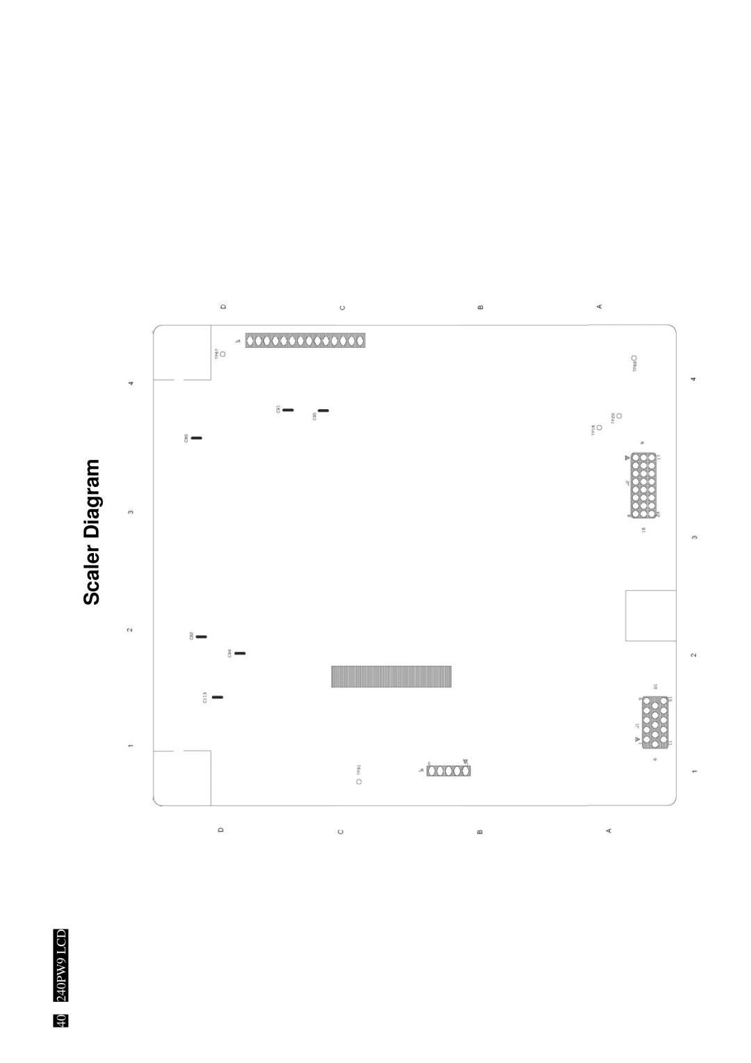 Philips 240PW9ES /00, 240PW9EB/75, 240PW9EB/27, 240PW9EB/00, 240PW9EB/69 manual 40 240PW9 LCD 