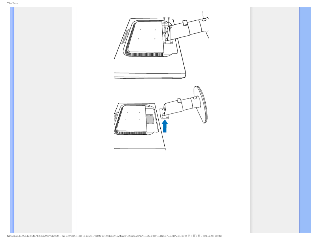 Philips 240S1 user manual 