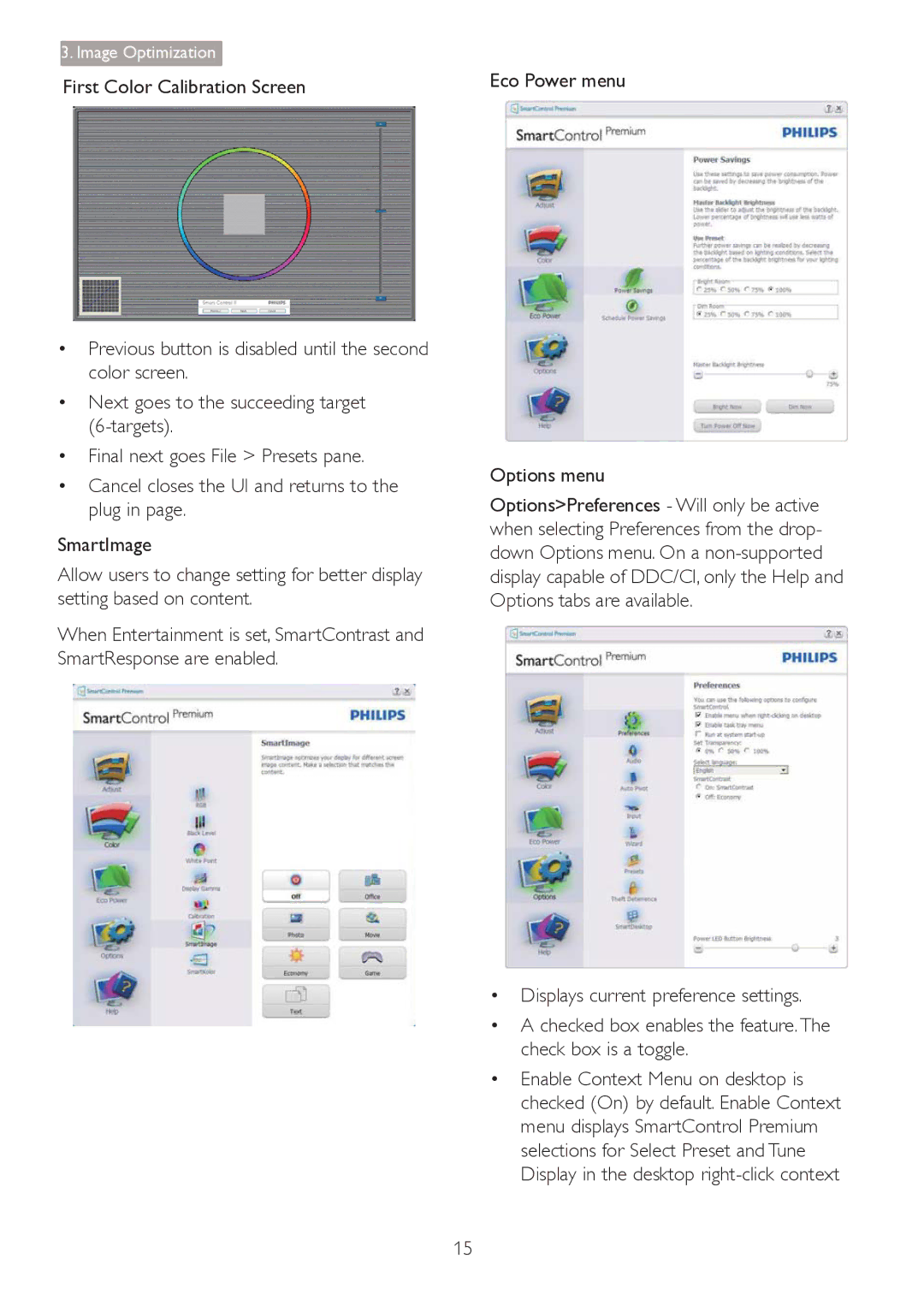 Philips 241P4QPYK, 241P4QRY user manual First Color Calibration Screen 