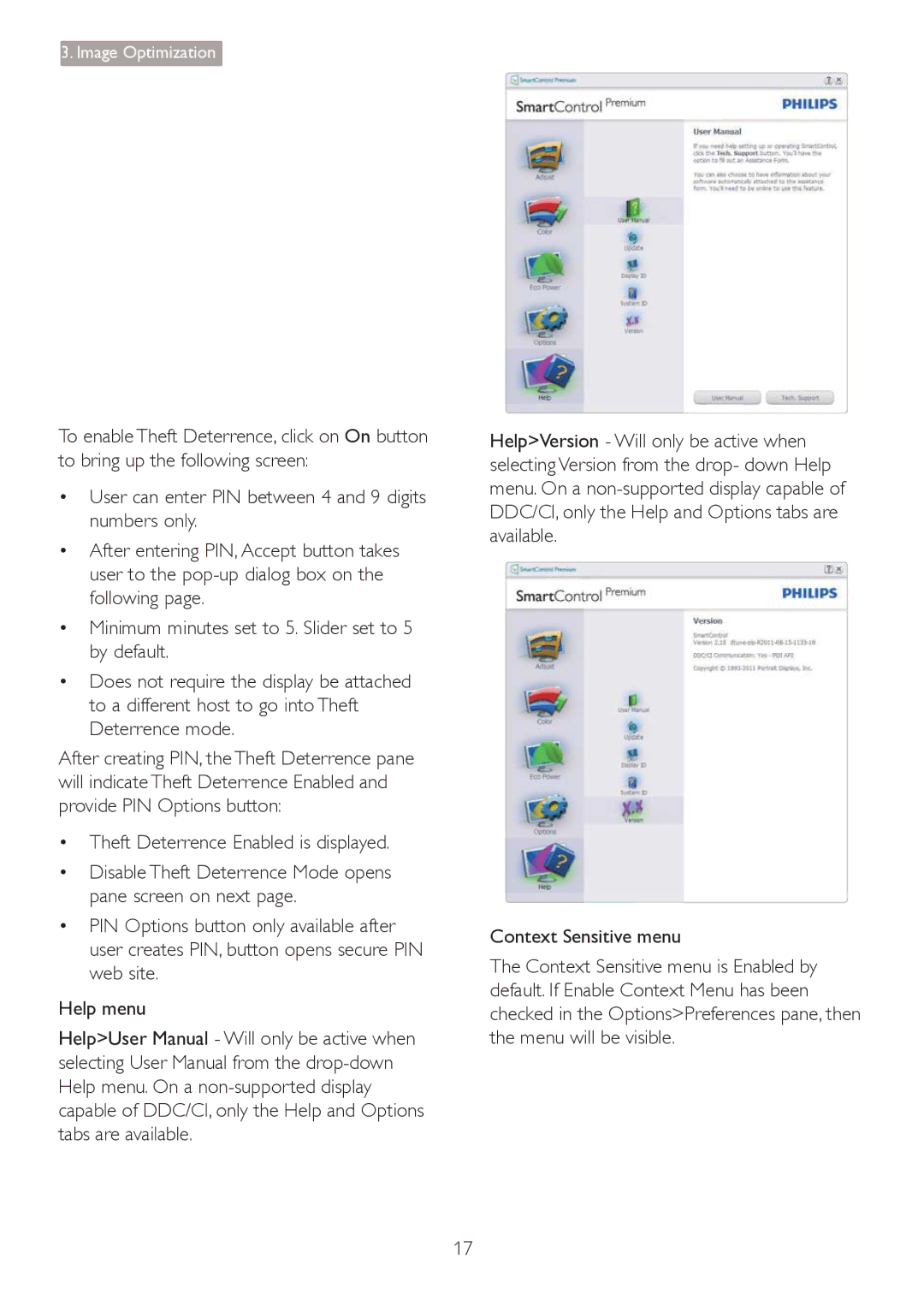 Philips 241P4QRY, 241P4QPYK user manual Image Optimization 