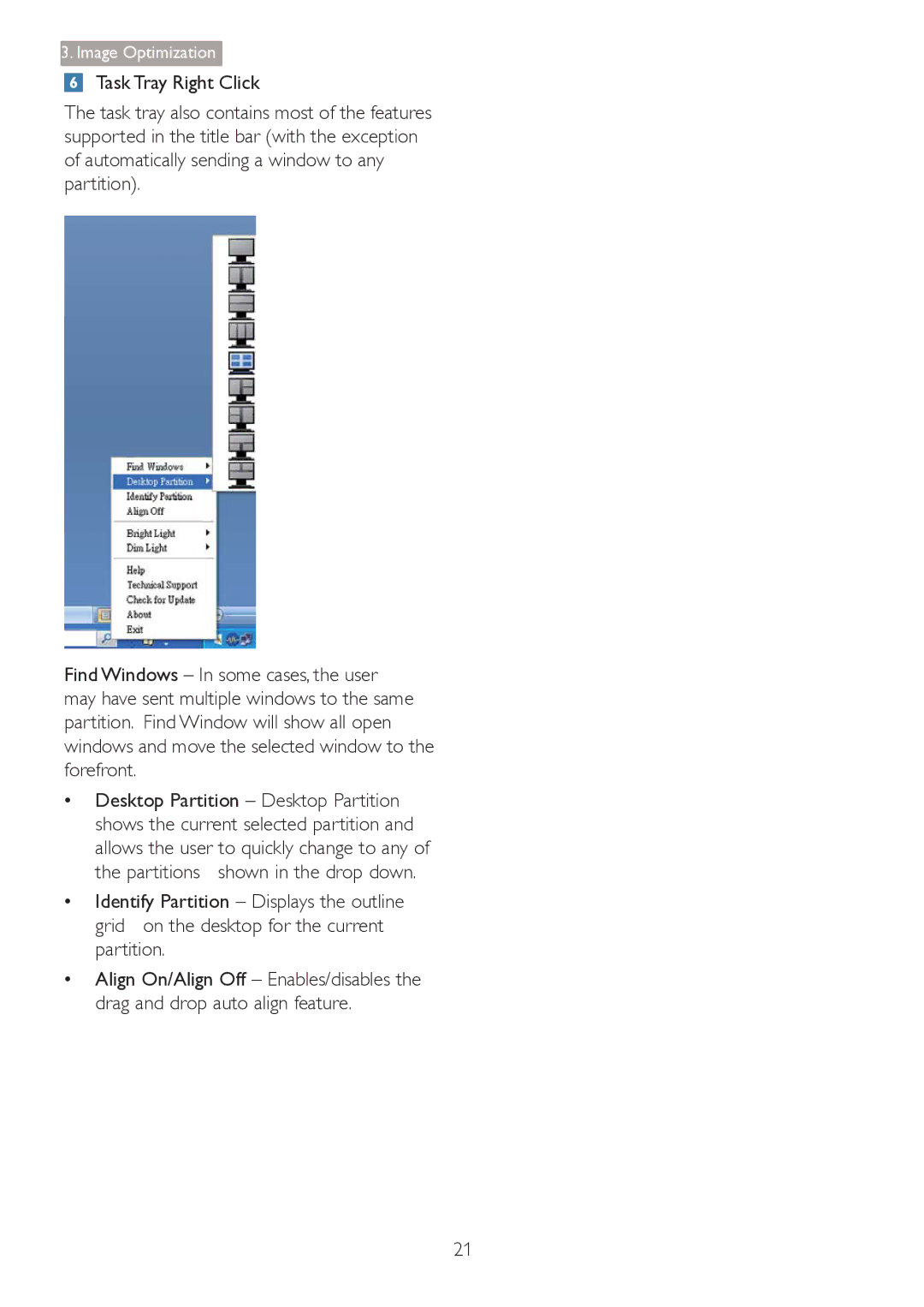 Philips 241P4QPYK, 241P4QRY user manual Image Optimization 