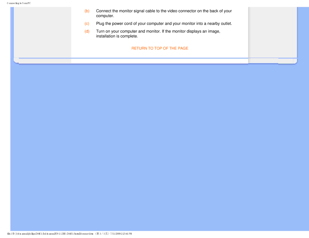 Philips 2.44E+03 user manual Return to TOP 