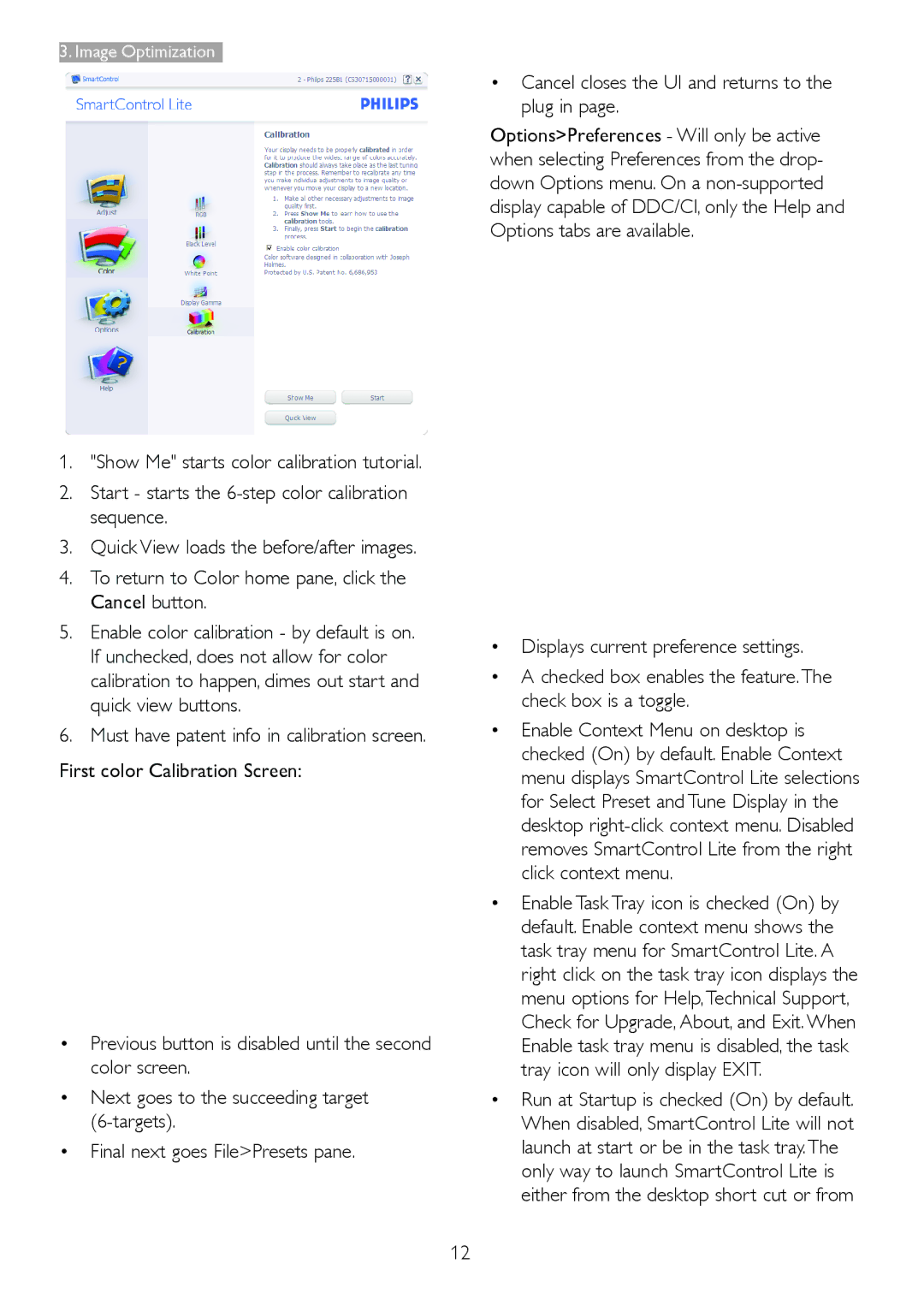 Philips 246V5 user manual Image Optimization 