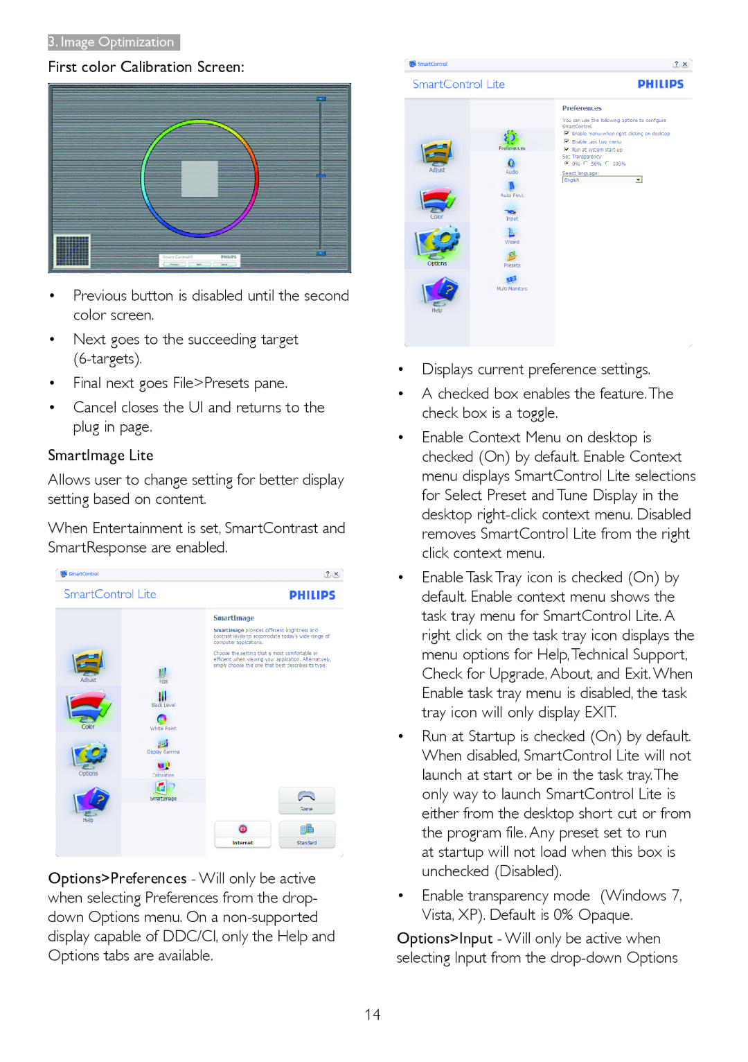 Philips 247E3L warranty Image Optimization 