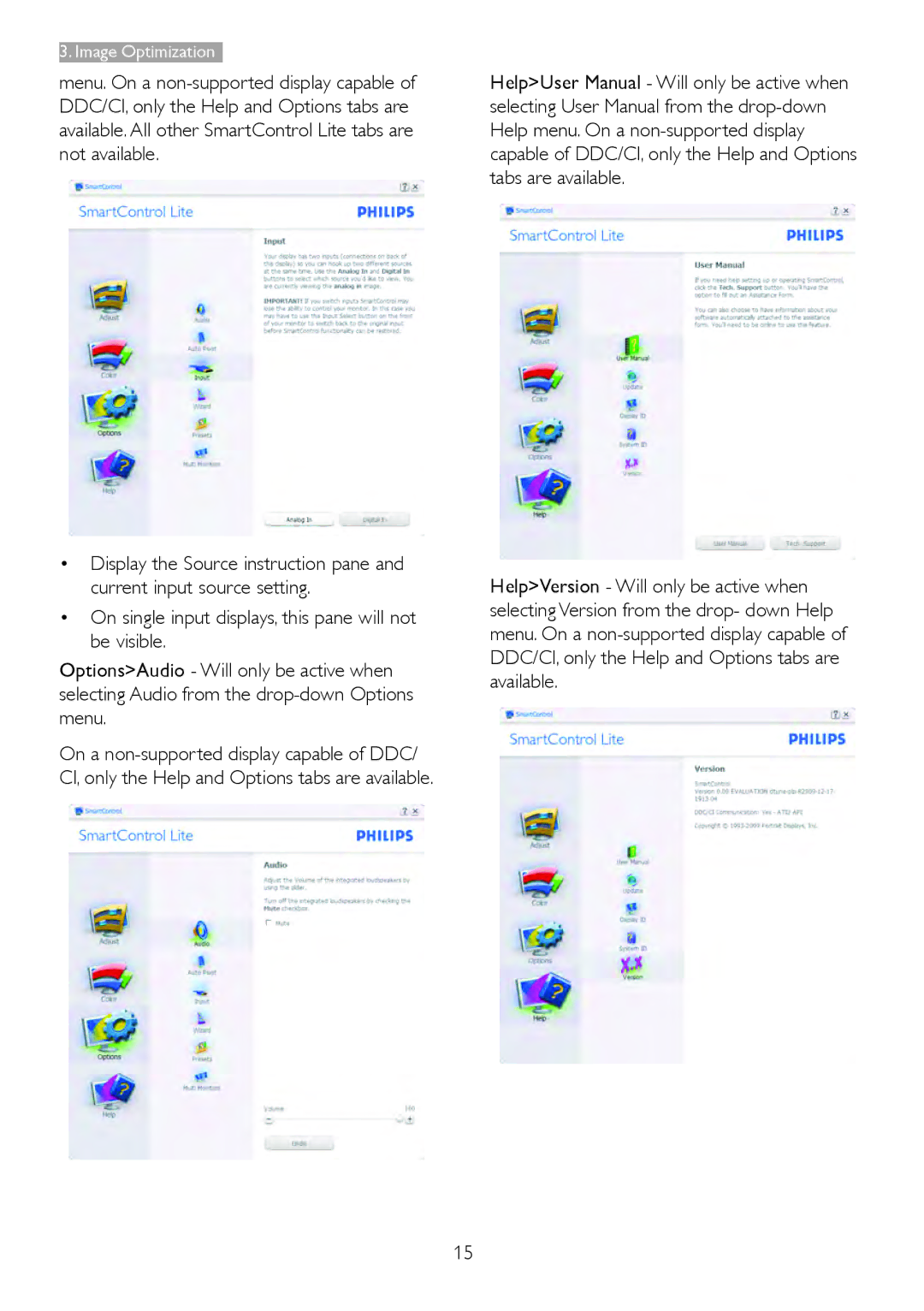 Philips 247E3L warranty Image Optimization 