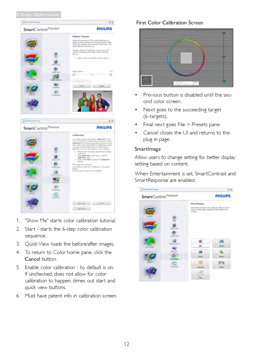 Philips 249C4Q user manual Image Optimization 