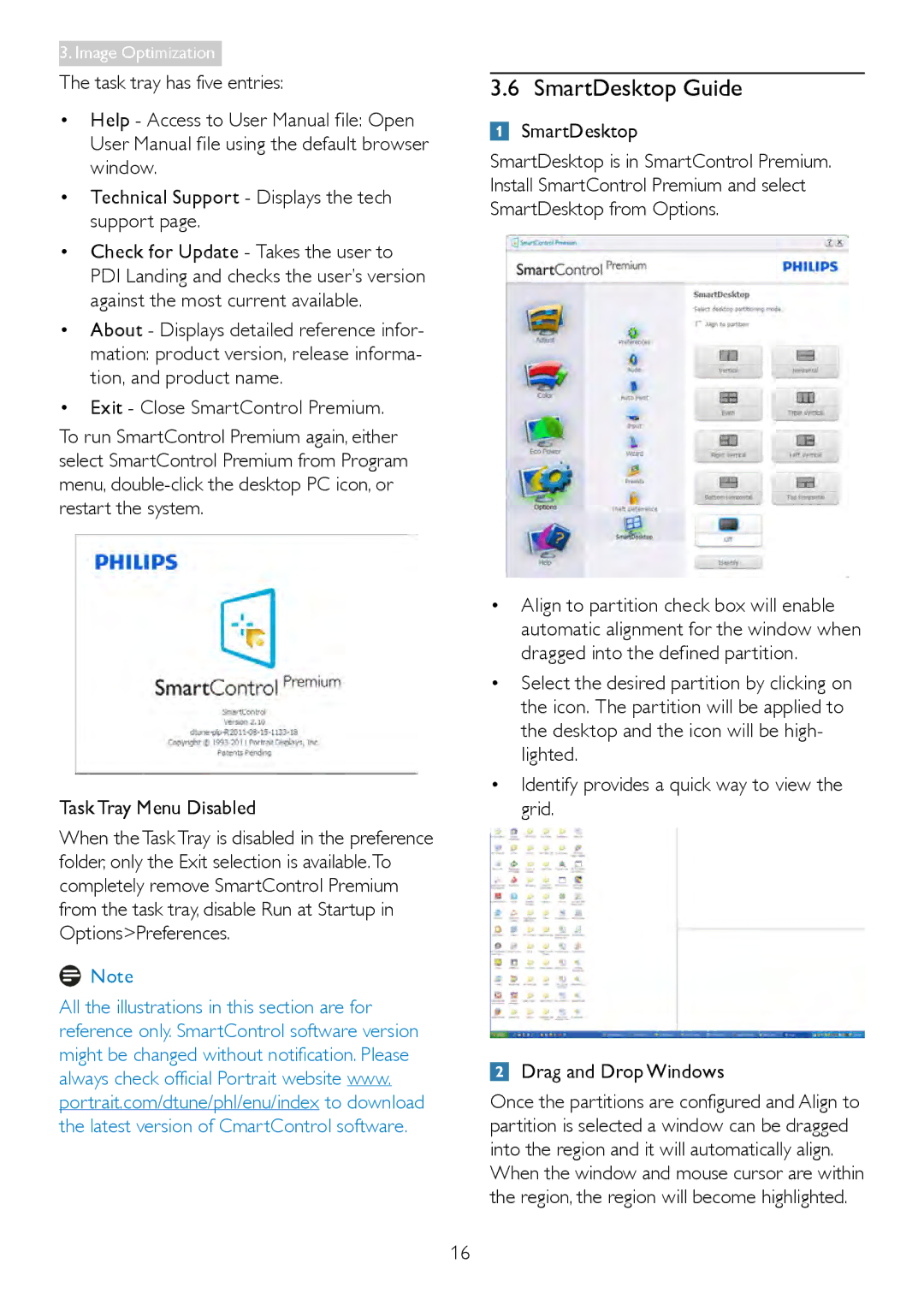 Philips 249C4Q user manual SmartDesktop Guide 