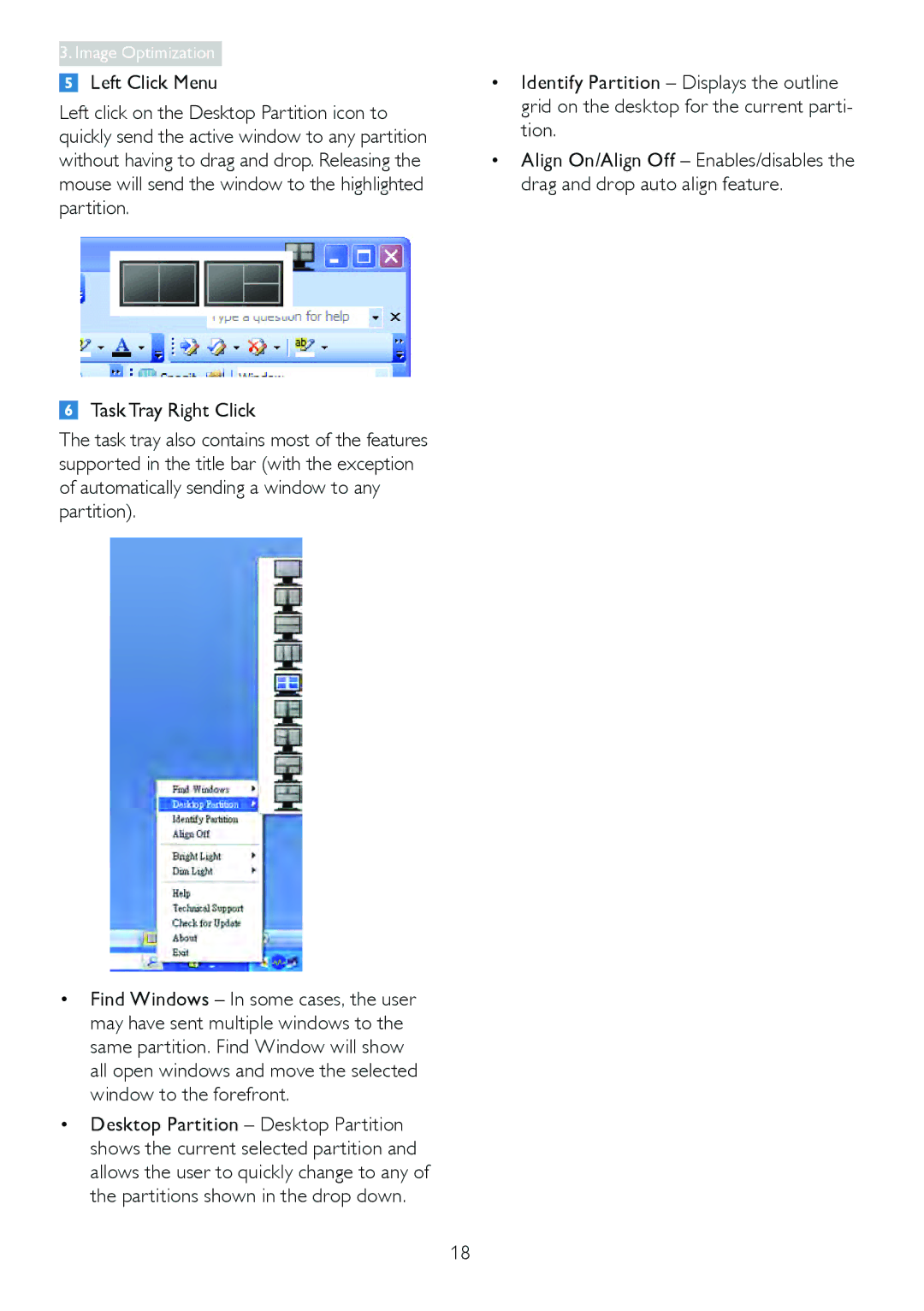 Philips 249C4Q user manual Image Optimization 