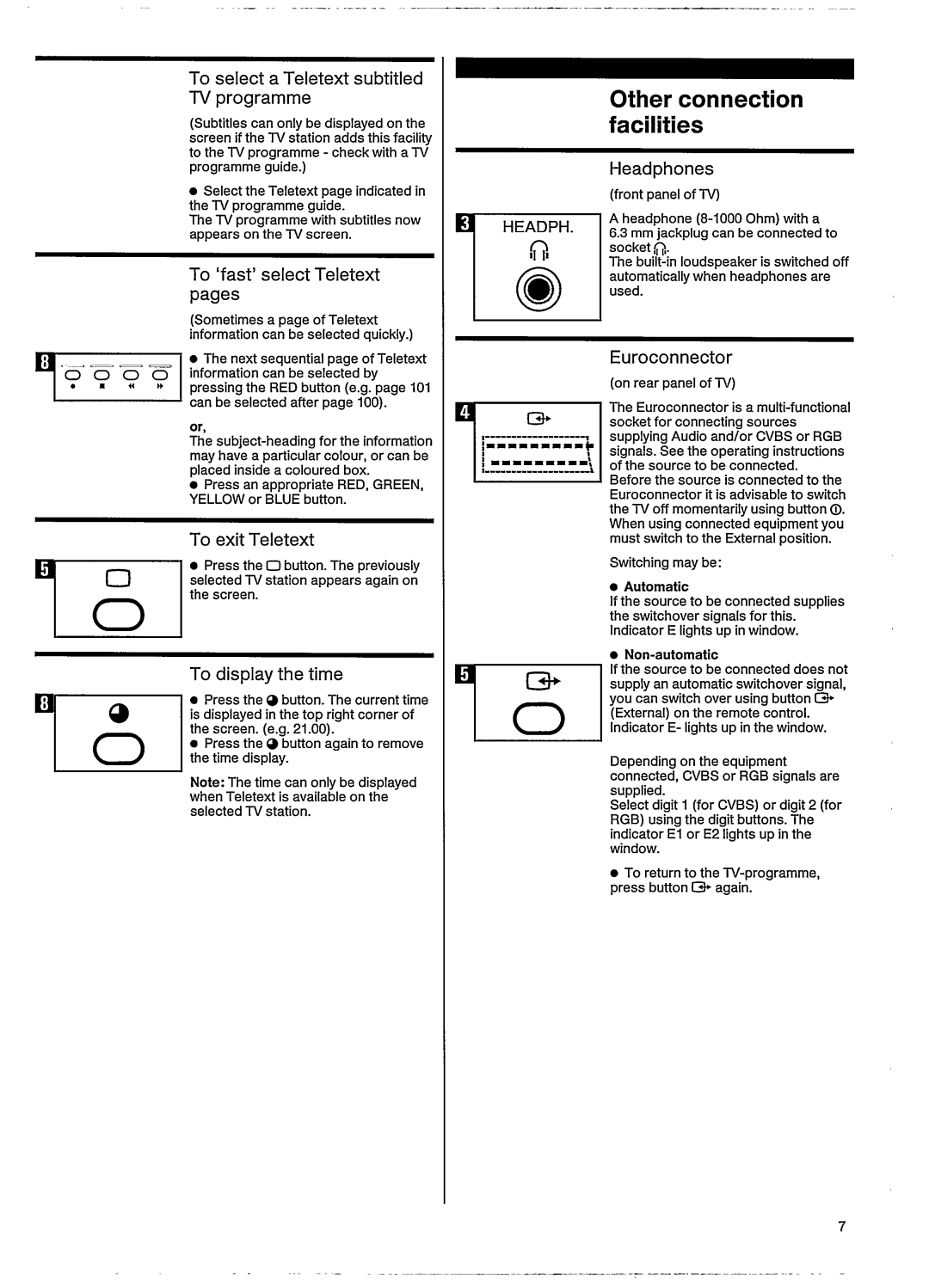 Philips 25CE6578, 25CE6590 manual 