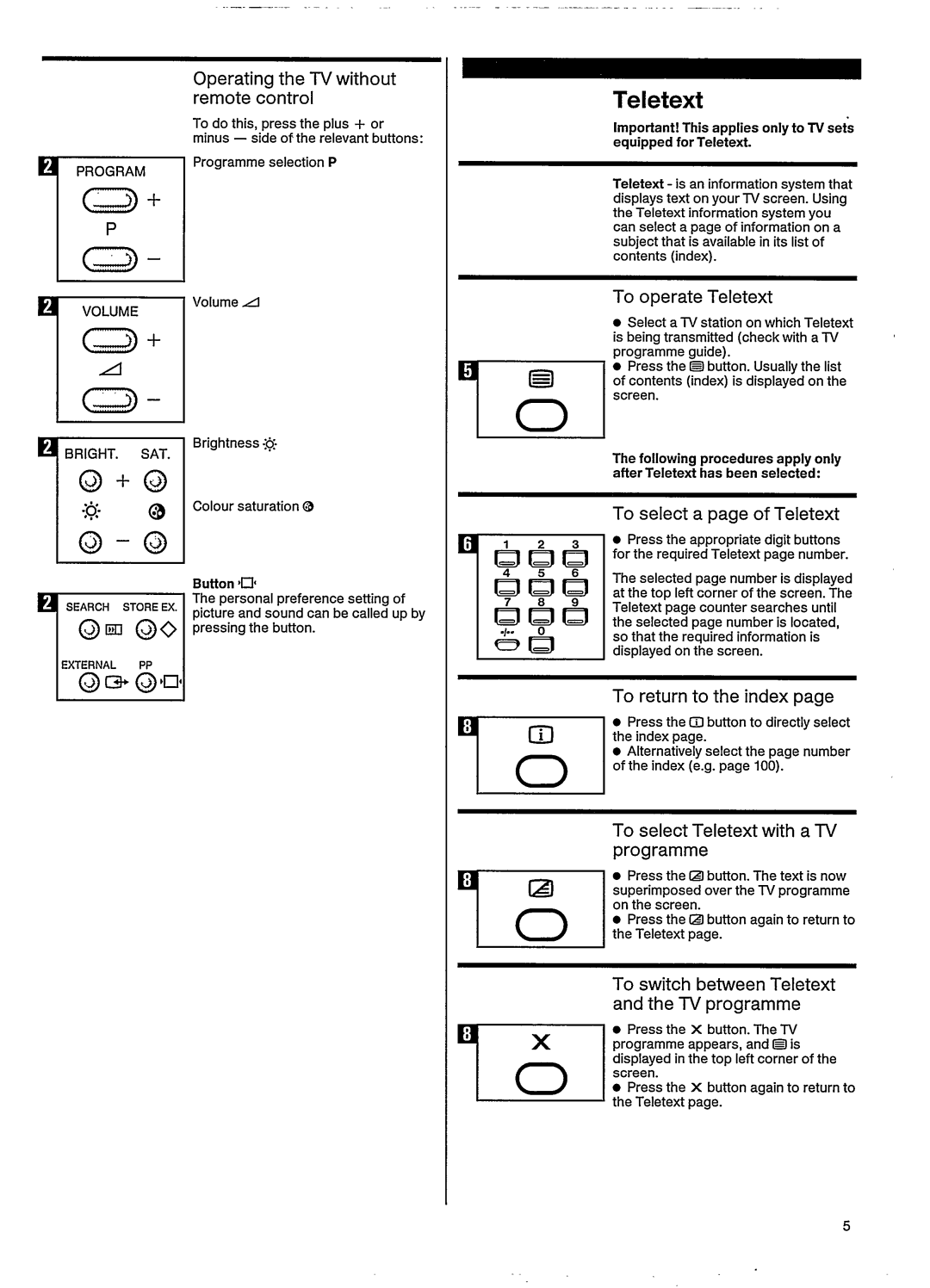 Philips 25CE6578, 25CE6590 manual 