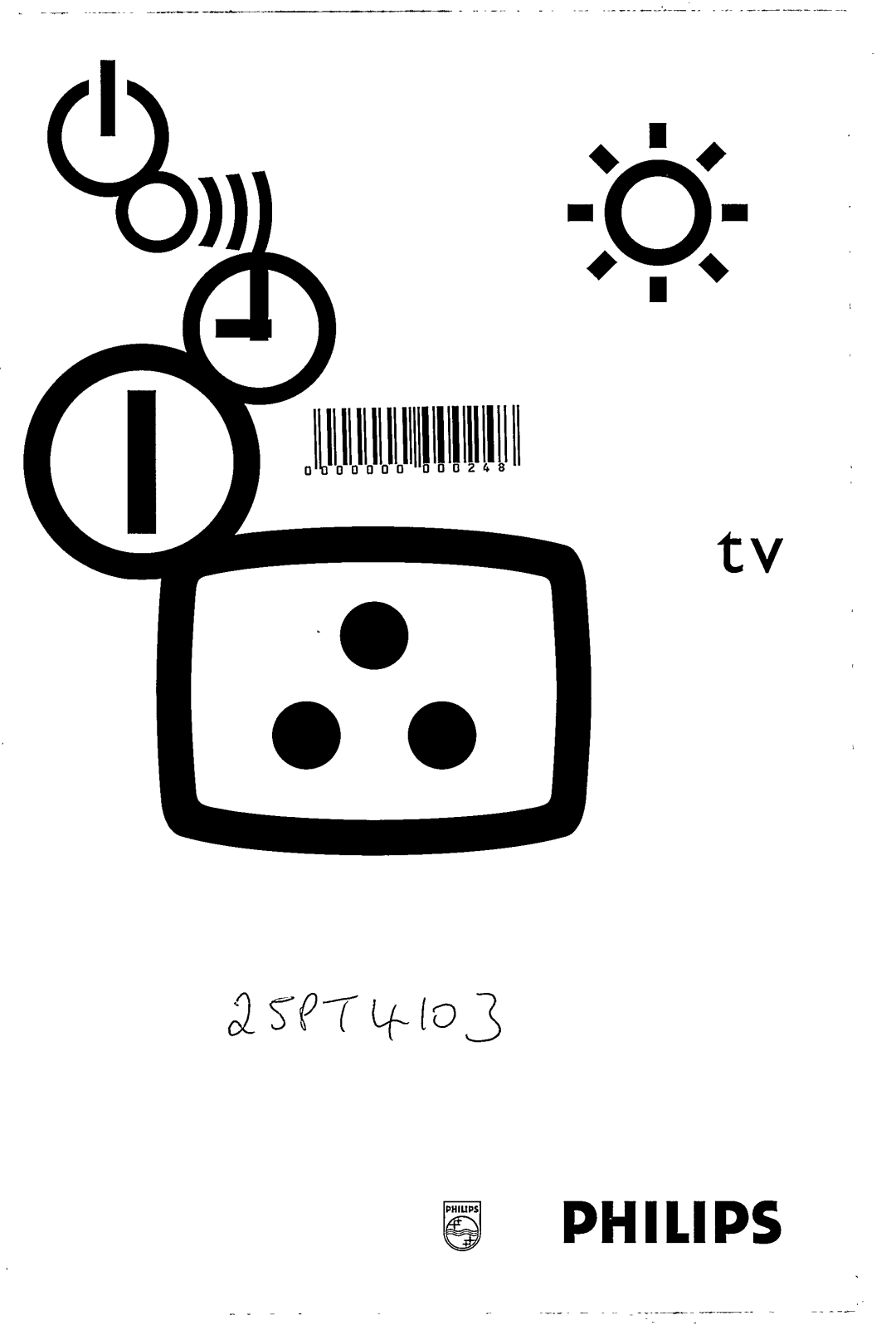 Philips 25PT4103/15 manual 