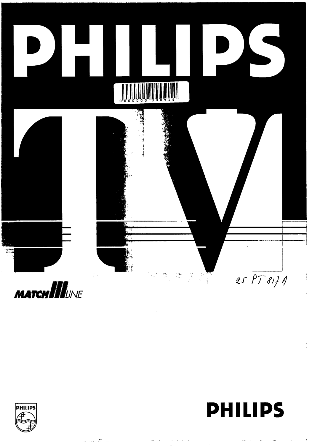 Philips 25PT817A manual 