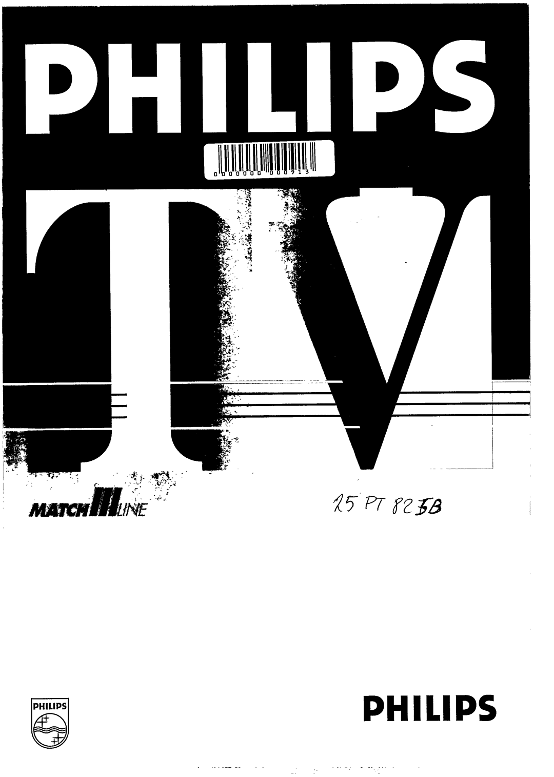 Philips 25PT825B manual 
