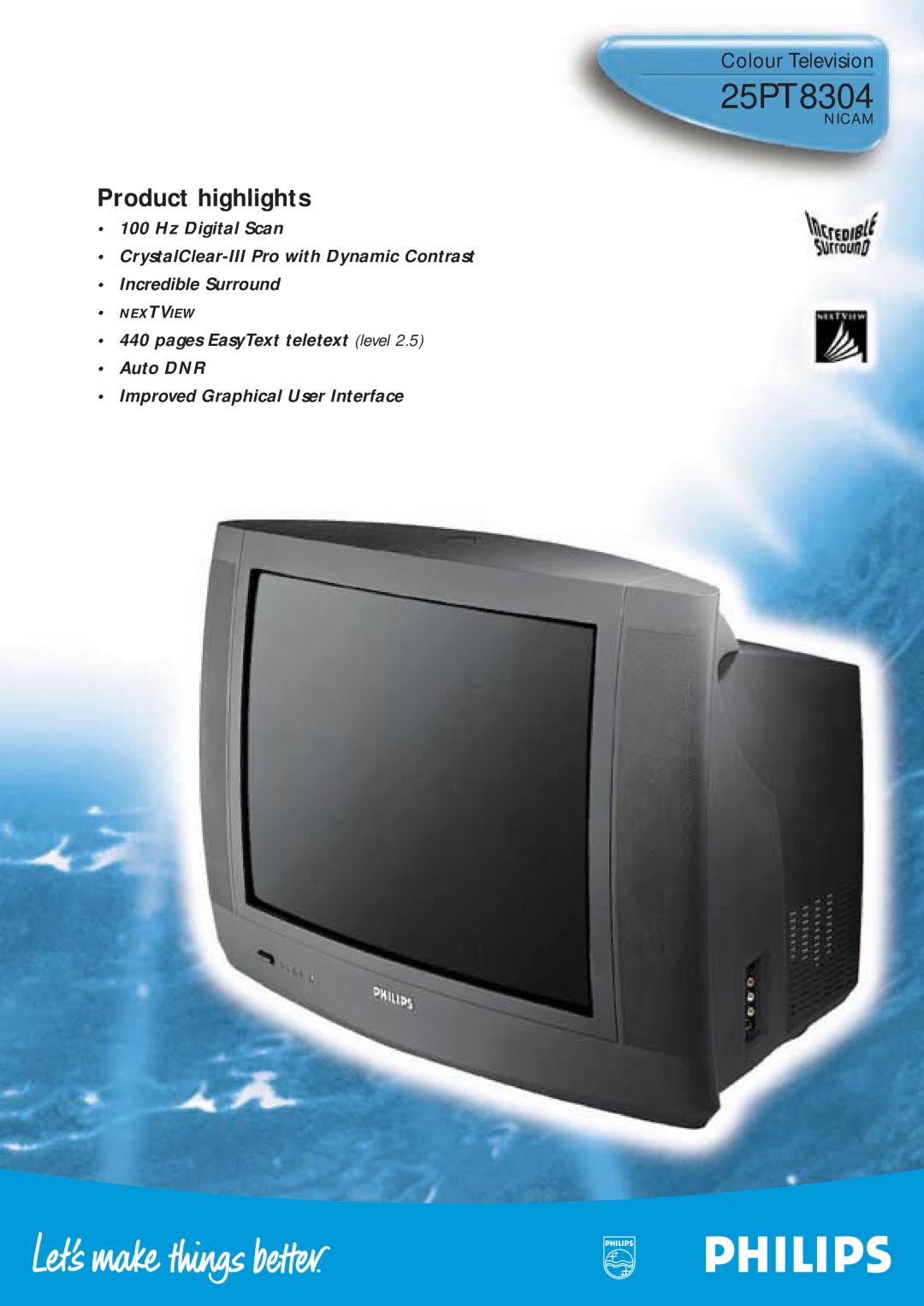 Philips 25PT8304 manual 