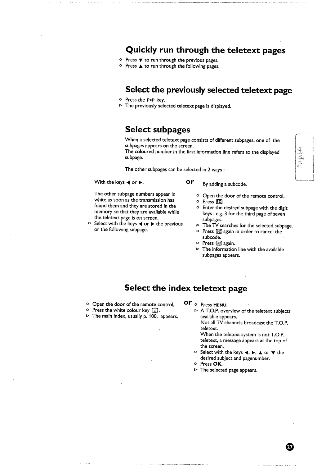 Philips 25PT9001/58 manual 