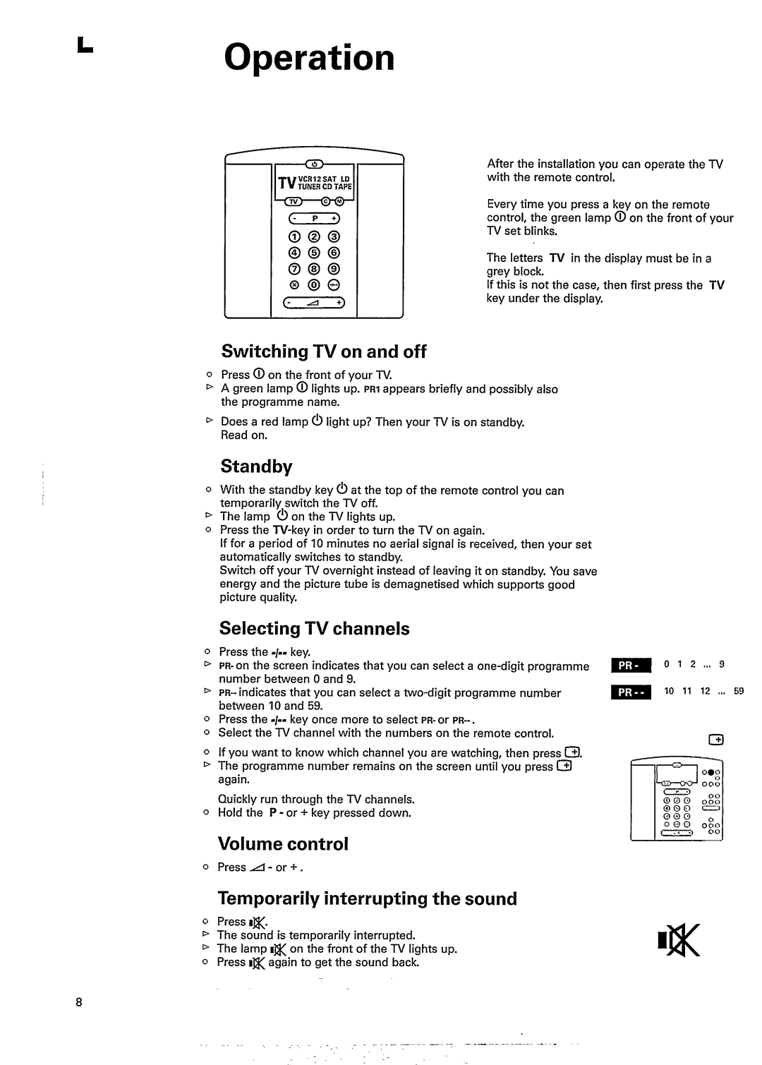 Philips 25SL5766/30S manual 