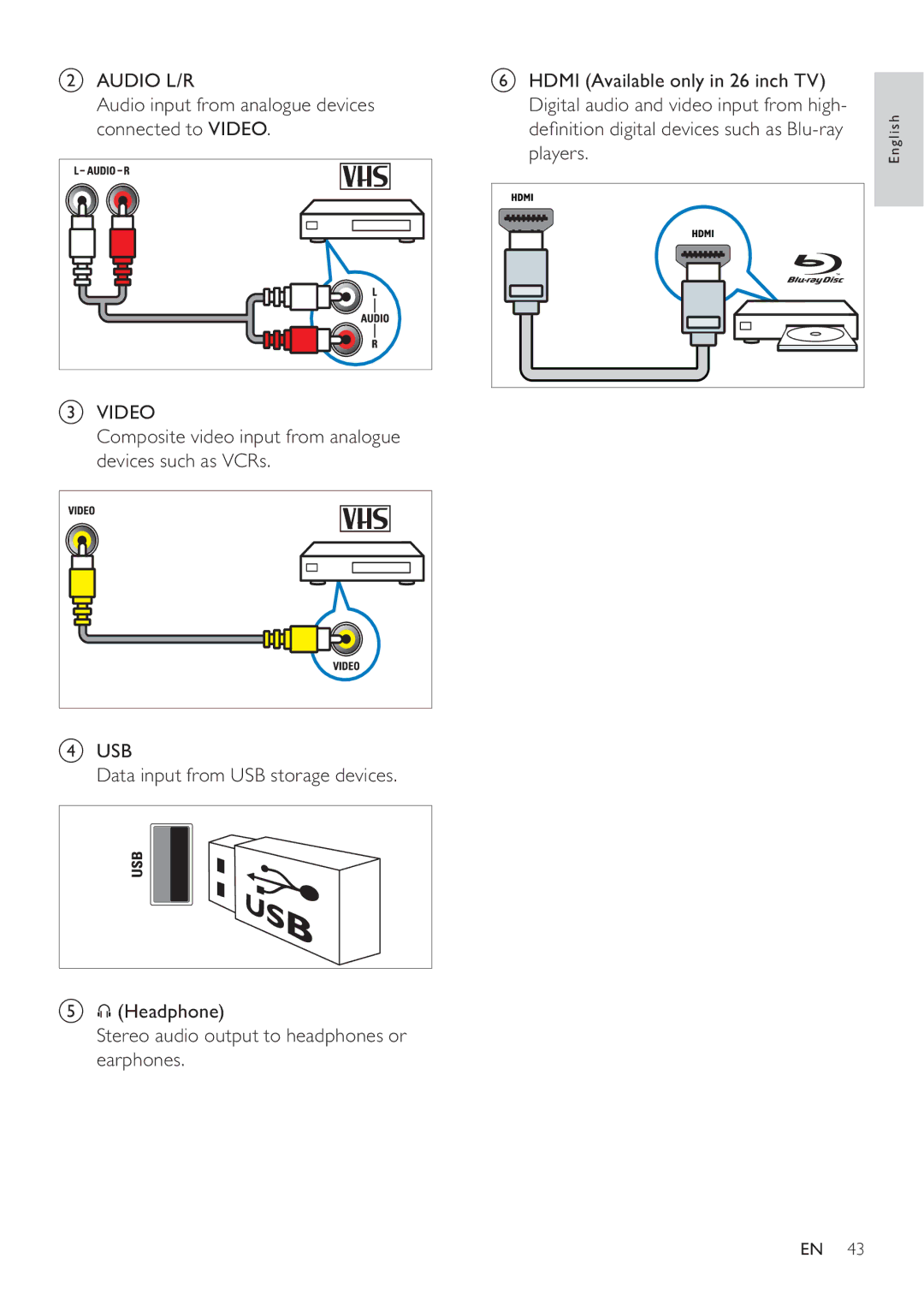 Philips 22HFL3232D/10, 26HFL3232D/10, 19HFL3232D/10 user manual Players 