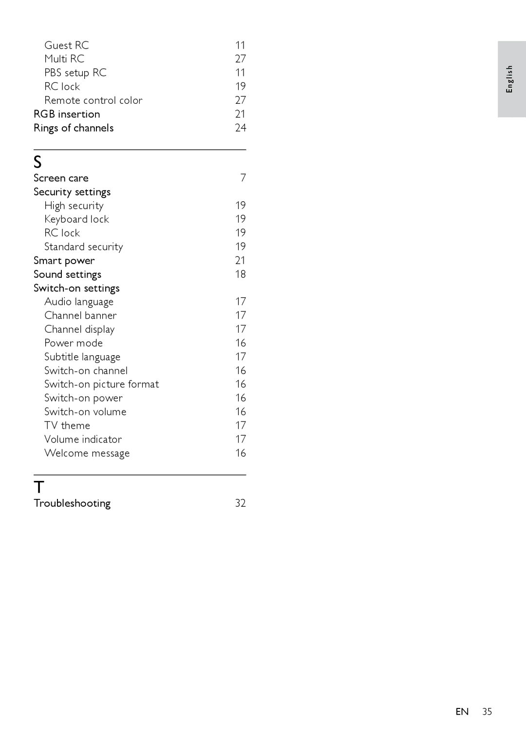 Philips 26HFL5870D/10 user manual G l i s h 