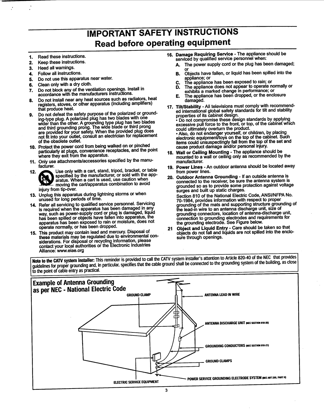 Philips 26LL5001/21 manual 